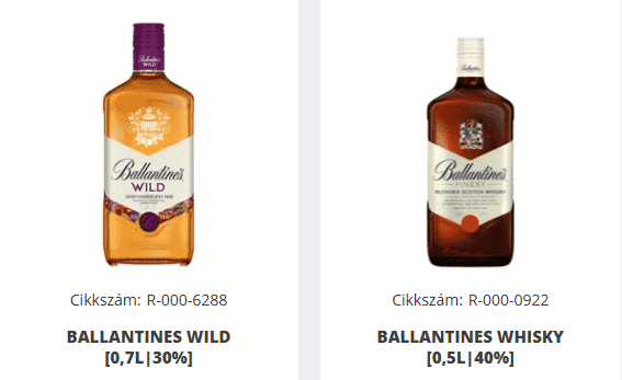Ballantine's whisky